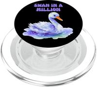 SWAN IN A MILLION FUN COLOURFUL SWANS PopSockets PopGrip for MagSafe