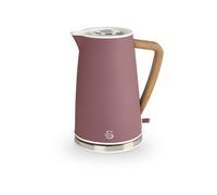 Swan SK14610FUS Nordic Cordless Jug Kettle with Fast Boil Technology, Overheat Protection, Soft Touch Handle, 1.7L, 3KW, Fuchsia Rose