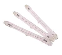 Swan Lightbulbs Linear Halogen Floodlight Bulbs, 240V, 230W, R7S 119mm, Dimmable, Clear, Energy Saver, Pack of 3
