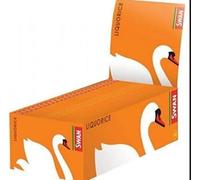 Swan Liquorice Flavour Rolling Papers, 25 Booklets, Cigarette Papers