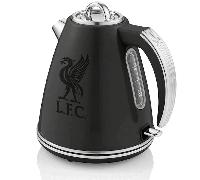 Swan Liverpool FC 1.5L Retro Jug Kettle Stainless steel 3000W Black SK19020LIVBN