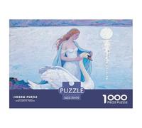 Swan Maiden Jigsaw Puzzle Waterproof 1000 Piece Puzzles for Adults Gifts Colourful Home Decoration