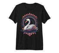 Swan Mandala Premium T-Shirt