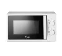 Swan SM4420WHT Manual Microwave with 5 Power Levels, 35 Minute Timer, 700W, 20L