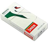 Swan Menthol Extra Slim Pre Cut Filter Tips - 10 Packets by Trendz