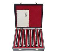 Swan Mouth Organ 24 Hole Polyphonic Harmonica Professional Performance 7/12 Tone Set ABCDEFGA # C # D # F # G # Tone Gift Box