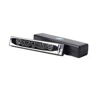 Swan Mouth Organ 24 Hole Polyphonic Harmonica Professional Performance Harmonica for Beginners, Children, Adults, and Students to Play Instruments (key of G)