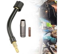 Swan Neck MIG Welding Torch for Vulcan OmniPro 220 with 0.8mm Nozzle Tip, Compatible with MB14/15 MB150 ML1500 G15 SB15 SB150 TBI150 ERGOPLUS 15 Plus