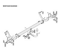 Swan Neck Tow Bar For CITROEN C5 Estate (2008-2017) C-039