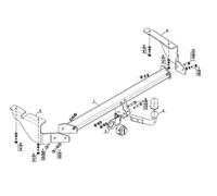 Swan Neck Tow Bar For Citroen C5 II Estate 2001-2008 C-027