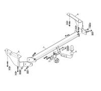 Swan Neck Tow Bar For Citroen C5 II Estate 2004-2008 C-027