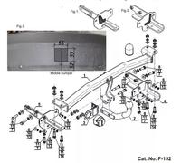 Swan Neck Tow Bar For FIAT Tipo Saloon (2016-) F-152