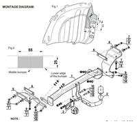 Swan Neck Tow Bar For HYUNDAI i30 II Estate GD (2012-2017) K-063