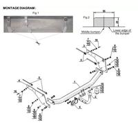 Swan Neck Tow Bar For MAZDA 2 (DY) (2003-2007) M-011