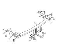 Swan Neck Tow Bar For Mazda 6 GH (2008-2013) M-040