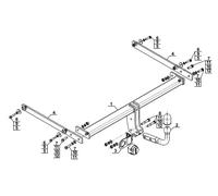 Swan Neck Tow Bar For Mazda CX-3 DK (2015) M-036