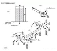 Swan Neck Tow Bar For MERCEDES A/B-Class (W245/W169) (2004-2012) M-098