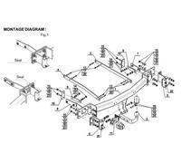 Swan Neck Tow Bar For MERCEDES E-Class W211 4D (2002-2009) M-126