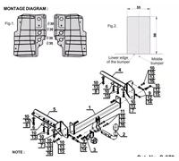 Swan Neck Tow Bar For SUBARU Forester SJ (2013-2018) S-370