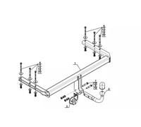Swan Neck Tow Bar For VW Passat Estate (B5/3B & B5FL/3B) (1997-2005) V-145