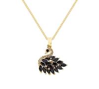 Swan Necklace Jewelry - Shiny Bird Pendant Elegant Ladies Collection Sparkling Charm Accessory | Dainty Swan Neckpiece Gift for Wife Mother Daughter Birthday Birthday Valentine Spec, verwijzen naar de