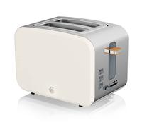 Swan Nordic Cotton White 2 Slice Toaster