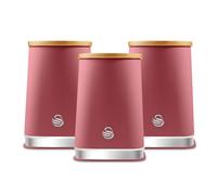 Swan Nordic Fuchsia Rose Tea Coffee Sugar Canisters Kitchen Storage SWKA18524FUS