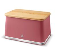 Swan Nordic Fuschia Rose Bread Bin SWKA18523FUS- Contemporary Kitchen Storage