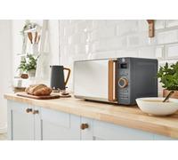 Swan Nordic Kettle, Toaster & Microwave Triple Pack Grey