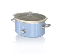 Swan Retro SF17021BLN 3.5 Litre Slow Cooker - Blue