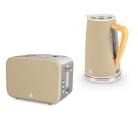 Swan Nordic Oatmeal Kettle & 2 Slice Toaster Matching Scandinavian Design Set