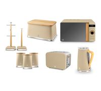 Swan Nordic Oatmeal Kettle 2 Slice Toaster Microwave & Kitchen Storage