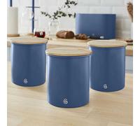 Swan Nordic Set of 3 Storage Canisters Carbon
