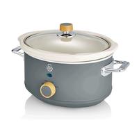 Swan Nordic Slate Grey 3.5 Litre Slow Cooker