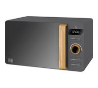 (Grey) Swan 20L Nordic Digital LED Microwave Countertop 800W Freestanding Matt F Soft Touch