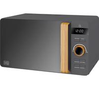 (Grey) Swan 20L Nordic Digital LED Microwave Countertop 800W Freestanding Matt F Soft Touch
