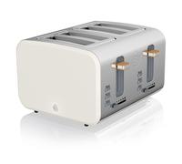Swan 4 Slice Nordic Toaster - White