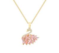 Swan Pendant Elegant Adjustable Dazzling Women Pendant Charm Chain