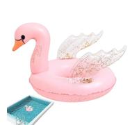 Swan Pool Float - Animal Inflatable Swan-Shaped Ring, Fun Decorations PVC 55x47x27cm Kids Water Floats, For Lake Beach River Pond Backyard Patio Porch Garden, Yard Camping Vacation Holiday Playful Swi