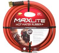Swan Products CELSGHW58025 Element MAXLite Hot Water Rubber+ Hose with Crush Proof Couplings 25' x 5/8"""" Red