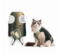 swan Recovery Suit for Dogs Cats After Surgery, Soft Cotton Post-Surgery Suit for Male and Female Pet