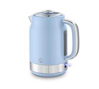 Swan Retro 1.7L Jug Kettle, Blue, SK19025BLU