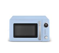 Swan Microwave Blue 800W Digital 20L Countertop Design Retro Revive