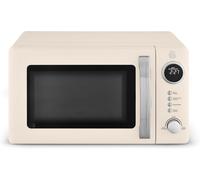 Swan Retro 20L Digital Microwave, 5 Power Levels 800W, Cream, SM4425CRM
