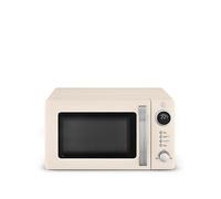 Swan Retro 20L Digital Microwave With 5 Power Levels, Led Display, 800W, Cream One Colour