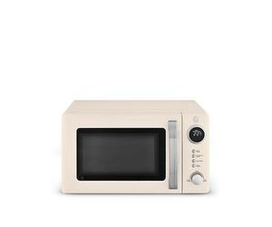 Swan Retro 20L Digital Microwave With 5 Power Levels, Led Display, 800W, Cream One Colour