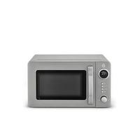 Swan Retro 20L Digital Microwave With 5 Power Levels, Led Display, 800W, Grey One Colour