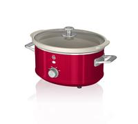 Swan Retro 3.5L Slow Cooker in Red
