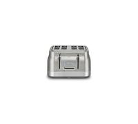 Swan ST19029SS Retro 4 Slice Toaster with 7 Browning Levels, Removable Crumb Trays, Defrost, Reheat and Cancel Functions, Hidden Cord Storage, Non-Slip Feet, 1860W, Stainless Steel