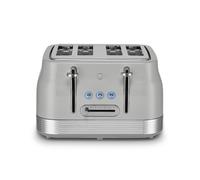 Swan Retro 4 Slice Toaster with 7 Browning Levels, Grey, ST19029GRY